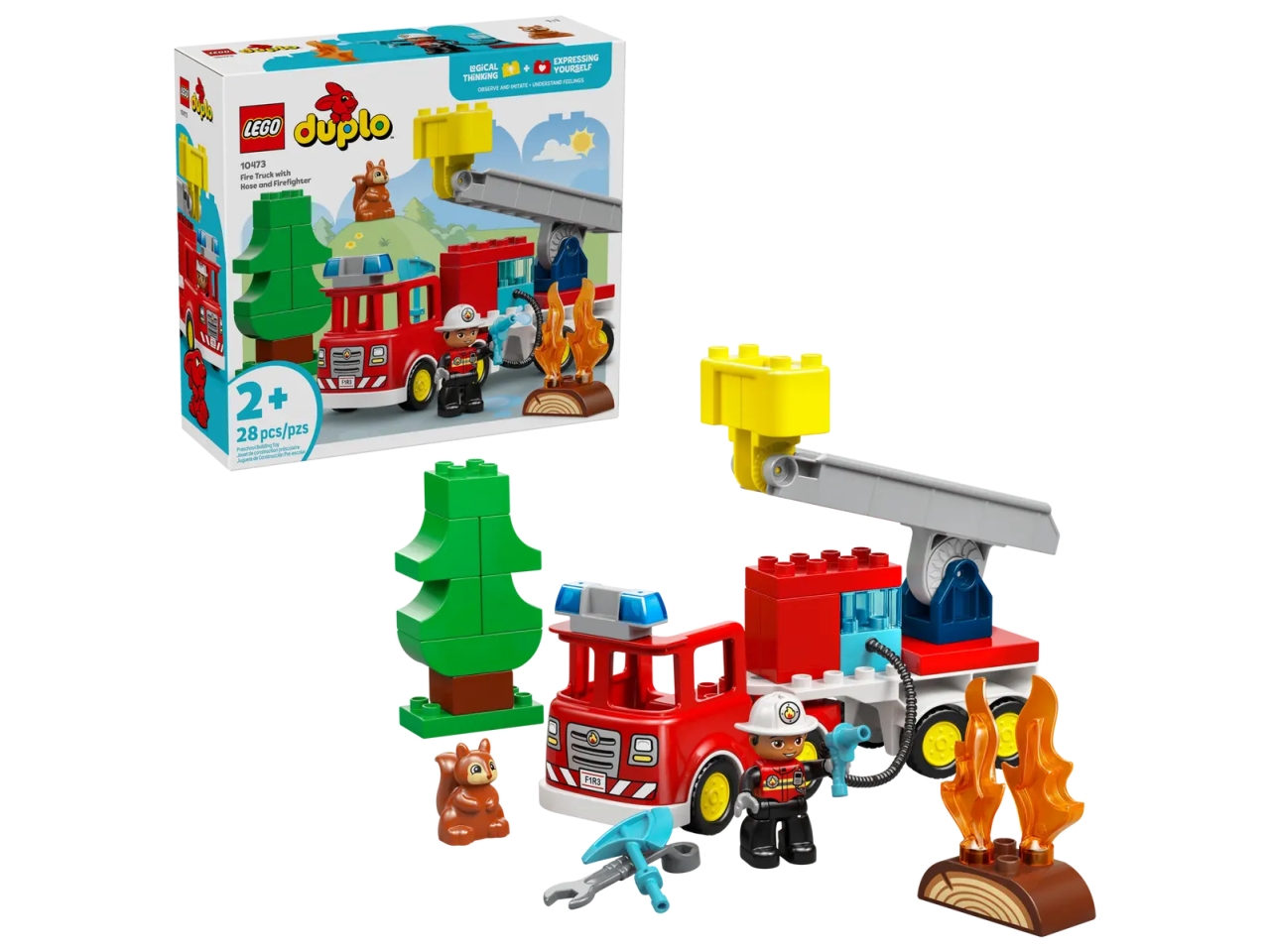 LEGO DUPLO TOWN AUTOPOMPA POMPIERE 10473
