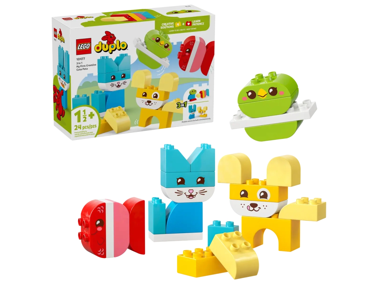 LEGO DUPLO MY FIRST ANIMALI CREATIVI 3 IN 1 10477
