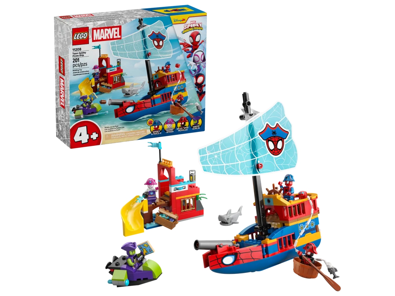 LEGO SPIDEY NAVE PIRATA DEL TEAM SPIDEY 11208