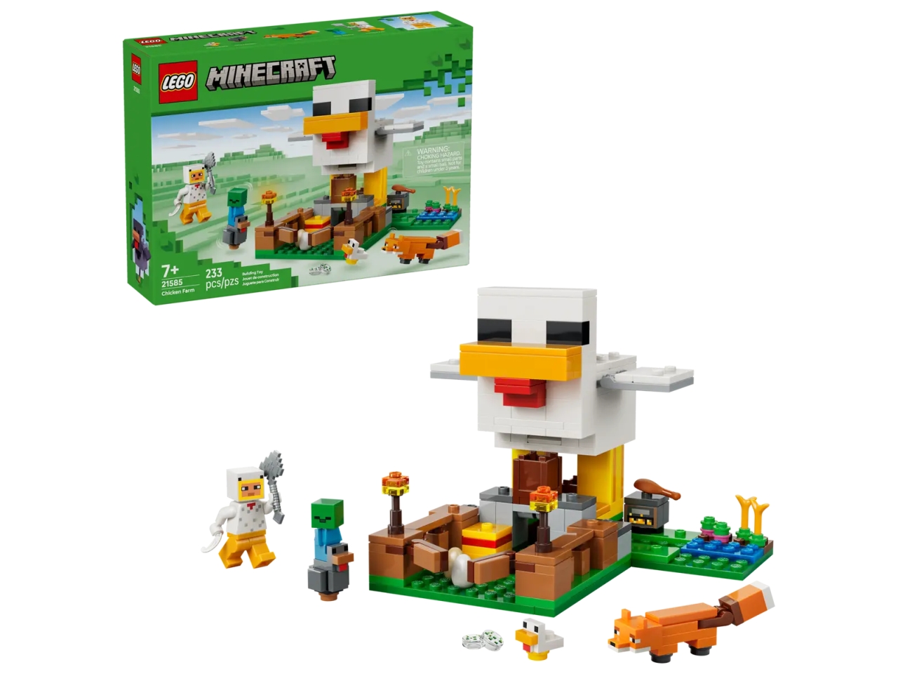 LEGO MINECRAFT FATTORIA DI GALLINE 21585 LEGO MINECRAFT FATTORIA DI GALLINE 21585