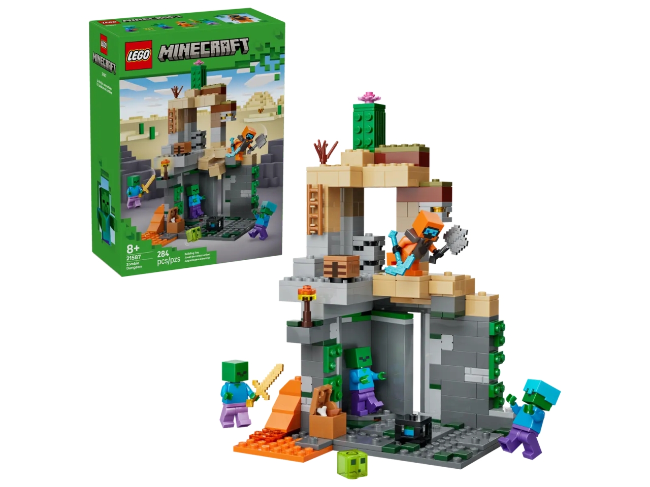 LEGO MINECRAFT ZOMBIE DUNGEON 21587 LEGO MINECRAFT ZOMBIE DUNGEON 21587