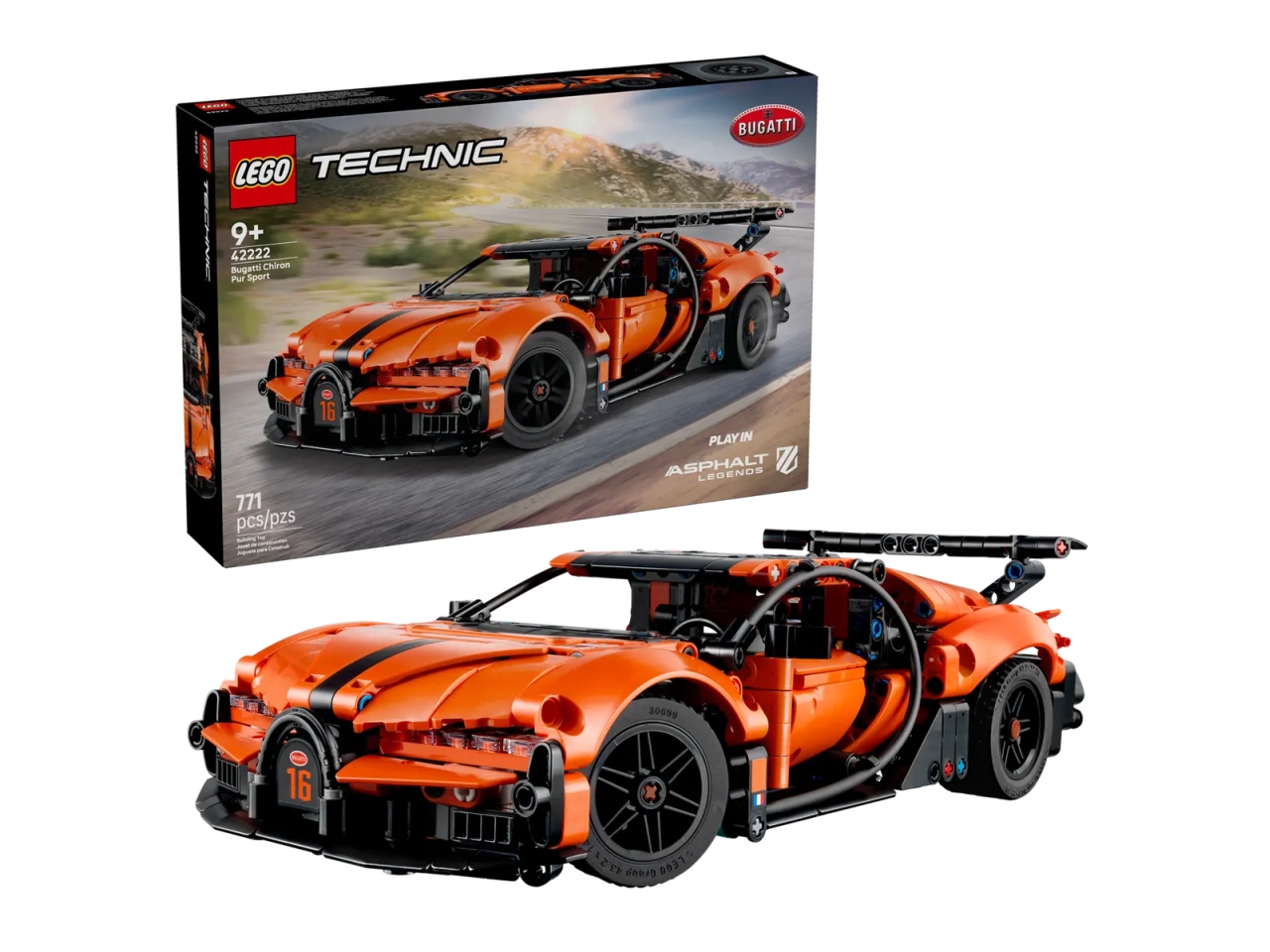 LEGO TECHNIC HYPER CAR BUGATTI CHIRON SPORT 42222