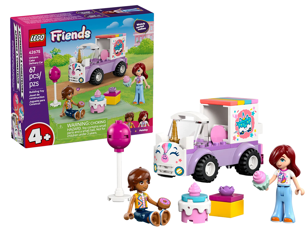 LEGO FRIENDS AUTO UNICORNO CONSEGNA DI TORTE 42675
