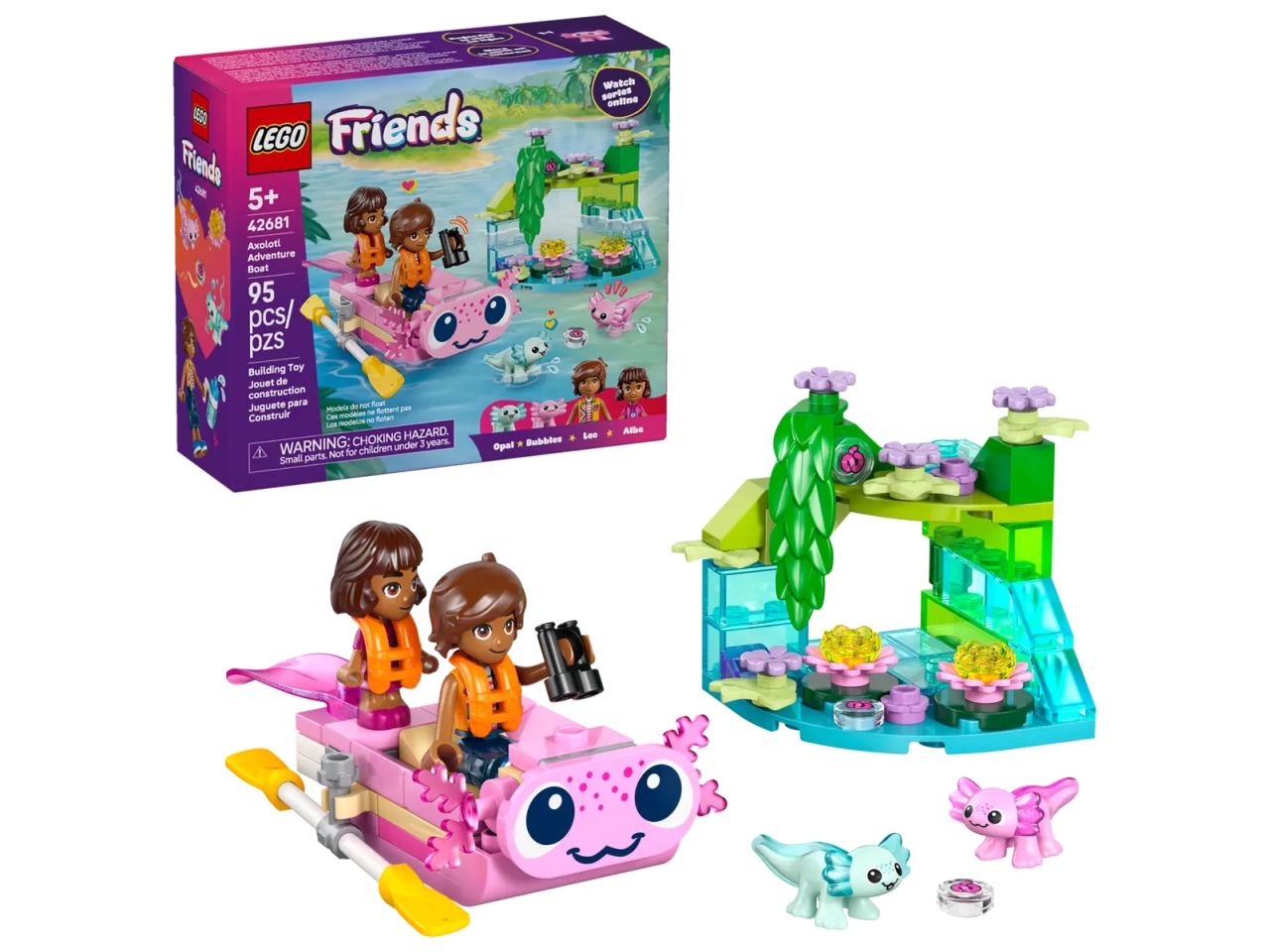 LEGO FRIENDS BARCA D’AVVENTURA AXOLOTL 42681