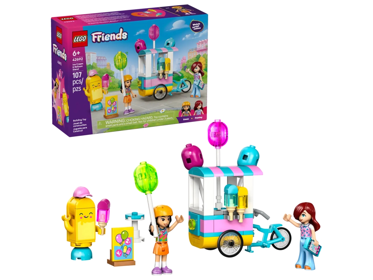 LEGO FRIENDS BANCARELLA C/GELATI C/PALLONI 42692