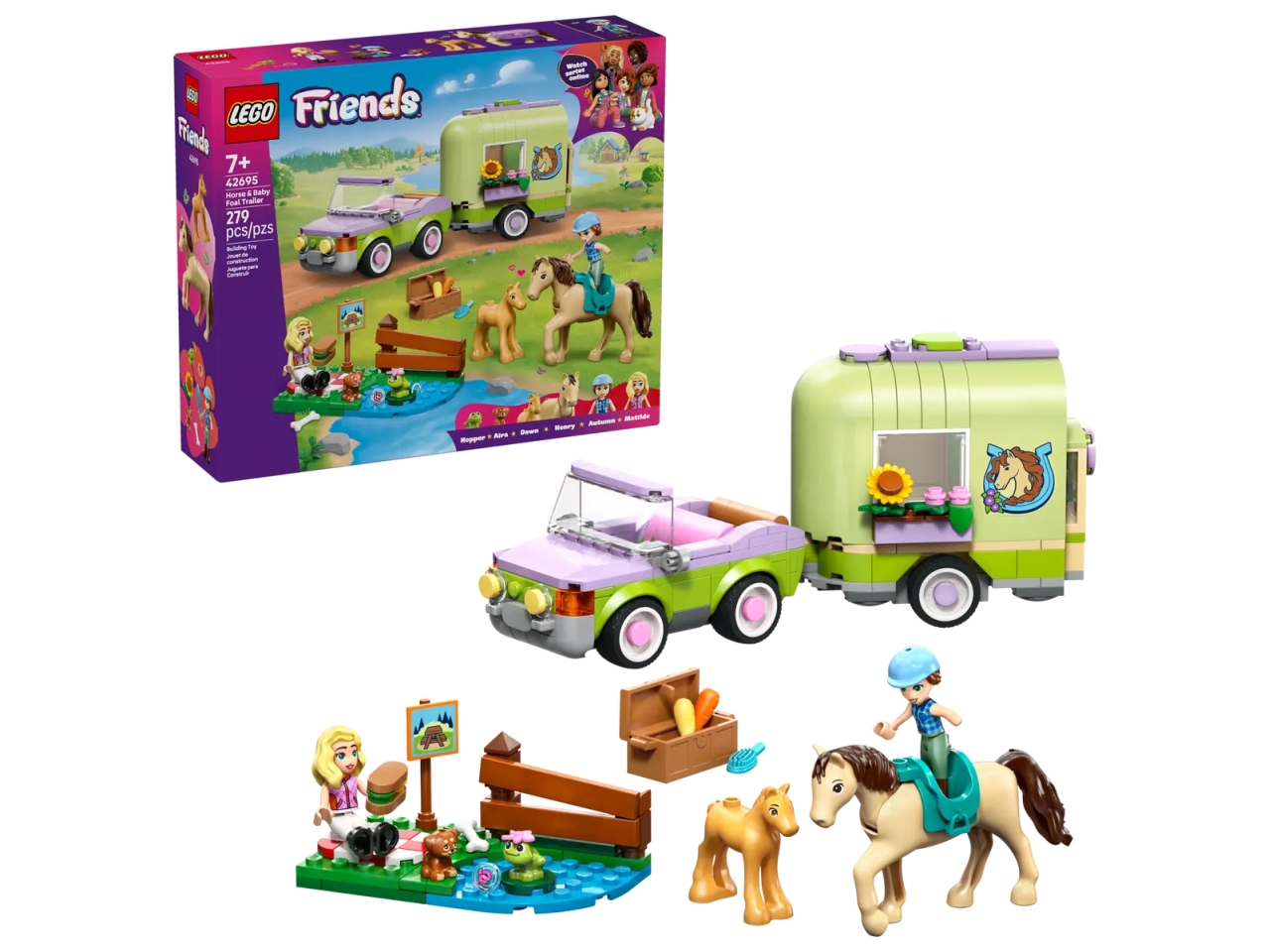 LEGO FRIENDS RIMORCHIO PER CAVALLO E PULEDRO 42695