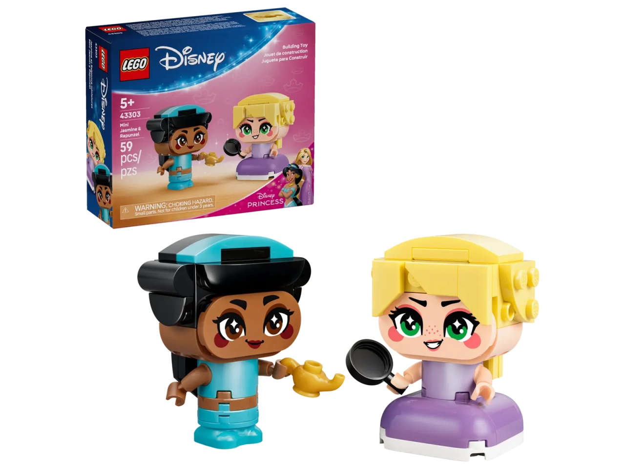 LEGO DISNEY PRINCESS MINI JASMINE E RAPUNZEL 43303