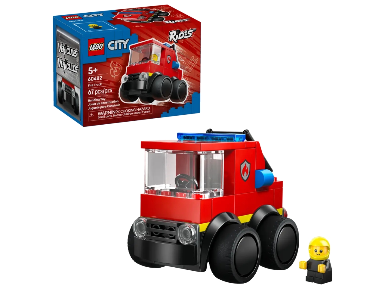 LEGO CITY BRICK RIDES VEICOLI AUTOPOMPA 60482