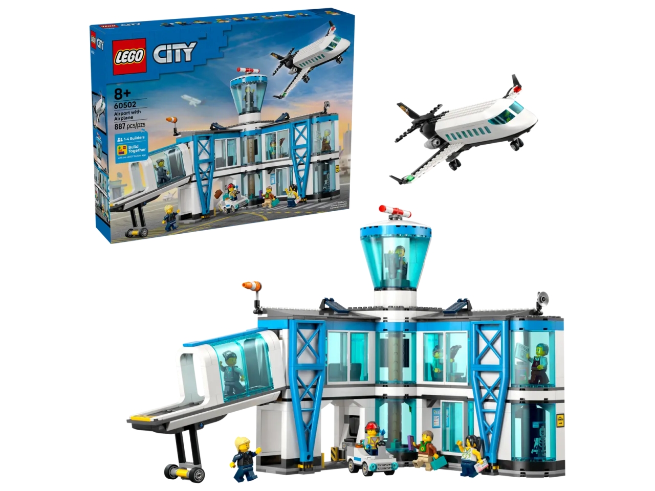 LEGO MY CITY AEROPORTO CON AEREO 60502