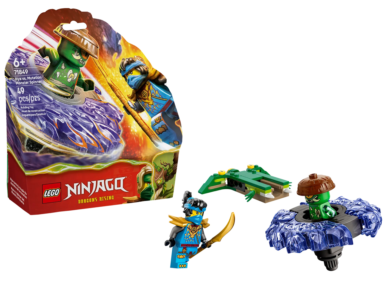 LEGO NINJAGO NYA E SPINNER MOSTRO MUTAZIONE 71849