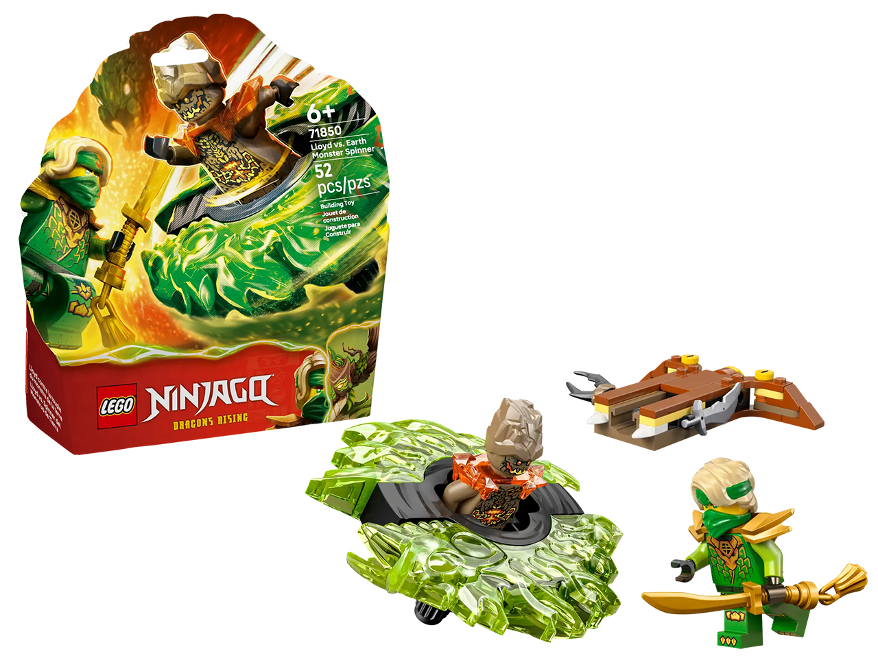 LEGO NINJAGO LLOYD E SPINNER MOSTRO TERRA 71850