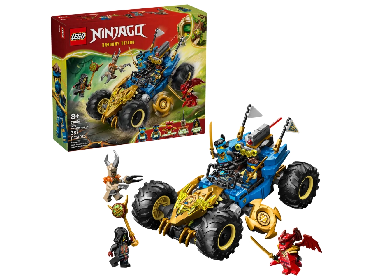 LEGO NINJAGO AUTO MUTAFORMA DI JAY 71856 LEGO NINJAGO AUTO MUTAFORMA DI JAY 71856