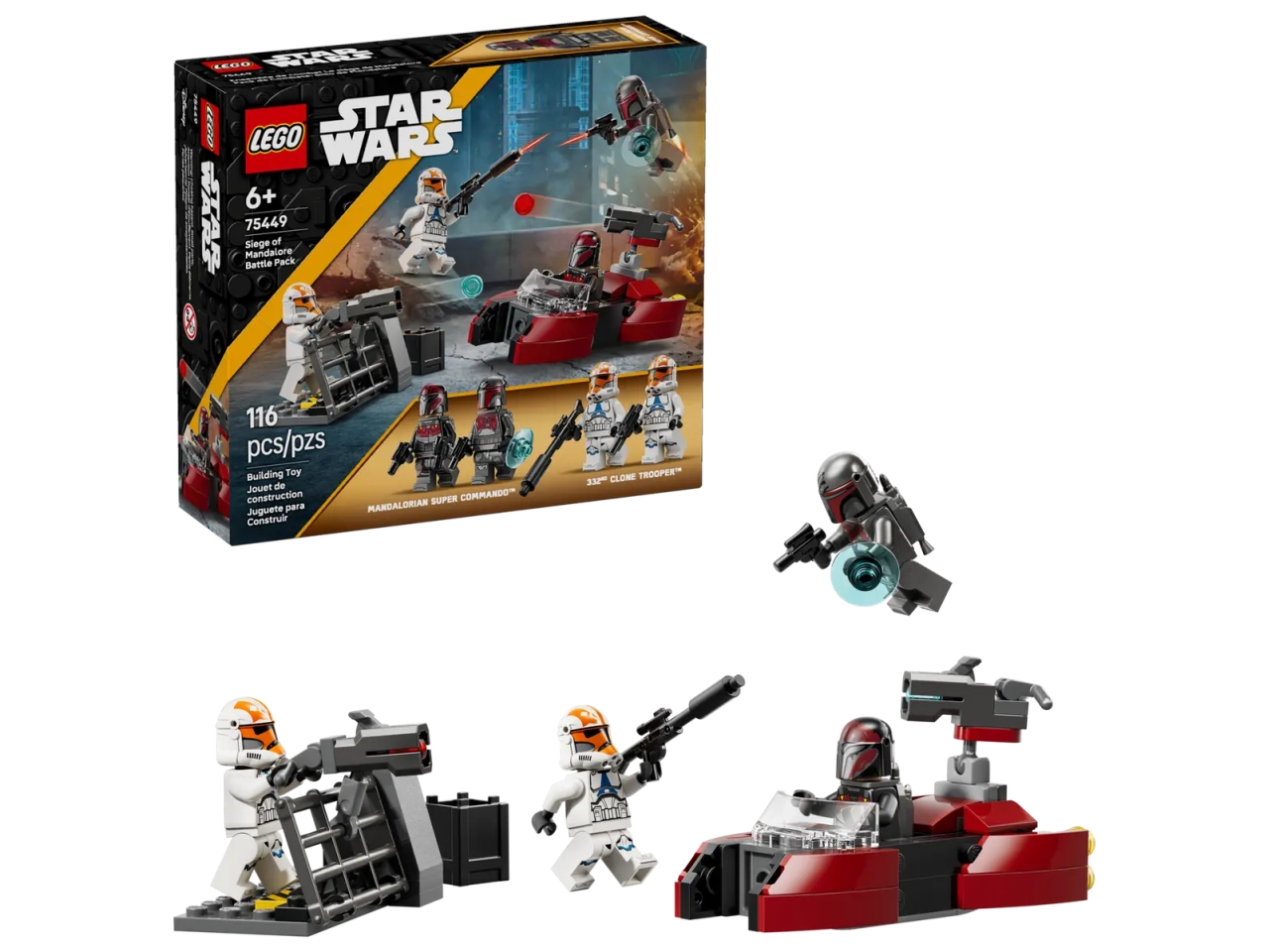 LEGO STAR WARS TM BATTLE ASSEDIO MANDALORE 75449