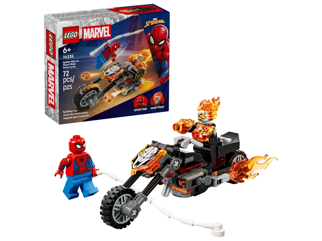 LEGO SUPER HEROES MARVEL RIDER MOTOCICLETTA 76335