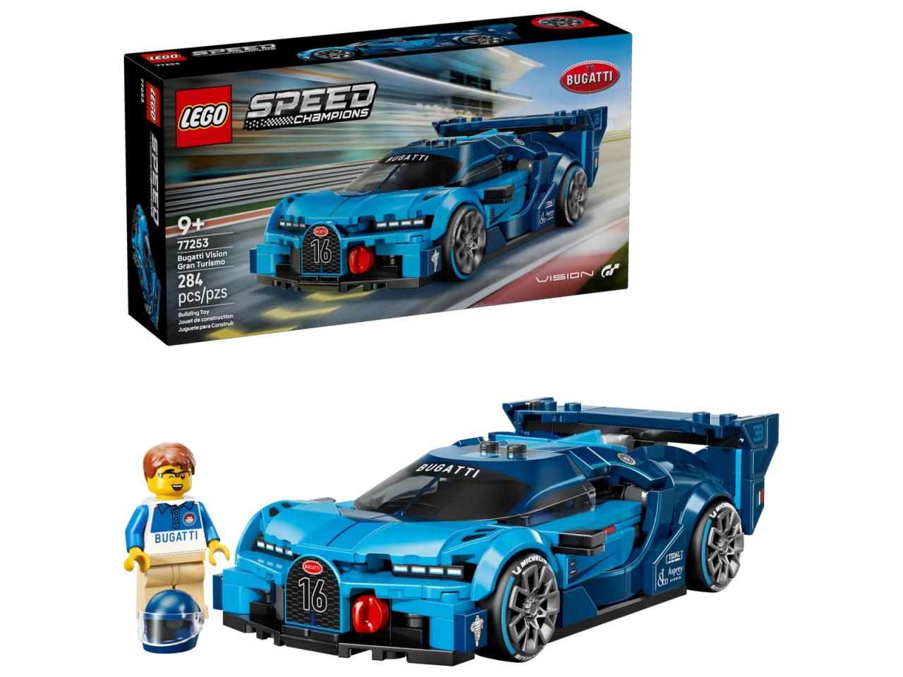LEGO SPEED CHAMPIONS SUPER AUTO BUGATTI GT 77253