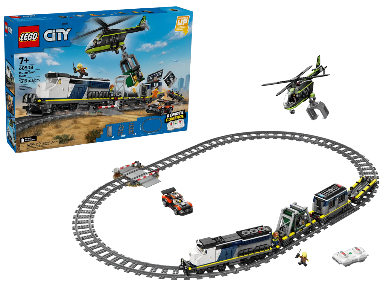 LEGO CITY TRAINS RAPINA AL TRENO D.POLIZIA 60508 LEGO CITY TRAINS RAPINA AL TRENO D.POLIZIA 60508
