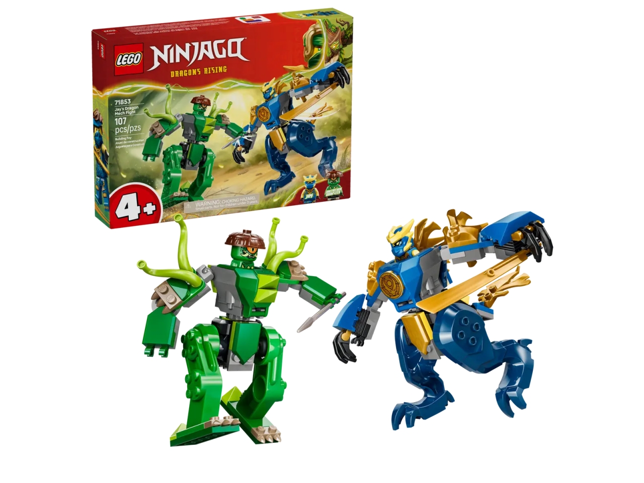 LEGO NINJAGO DUELLO CON IL DRAGO MECH DI JAY 71853 LEGO NINJAGO DUELLO CON IL DRAGO MECH DI JAY 71853