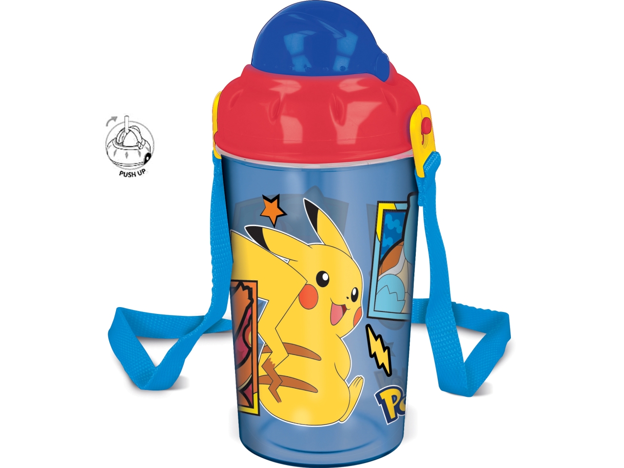 POKEMON BORRACCIA CON CANNUCCIA 465ML ST08022 POKEMON BORRACCIA CON CANNUCCIA 465ML ST08022