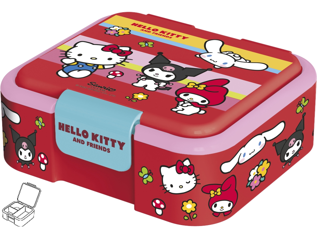 HELLO KITTY PORTAMERENDA SUPREME MULTISCOMP. ST828 HELLO KITTY PORTAMERENDA SUPREME MULTISCOMP. ST828