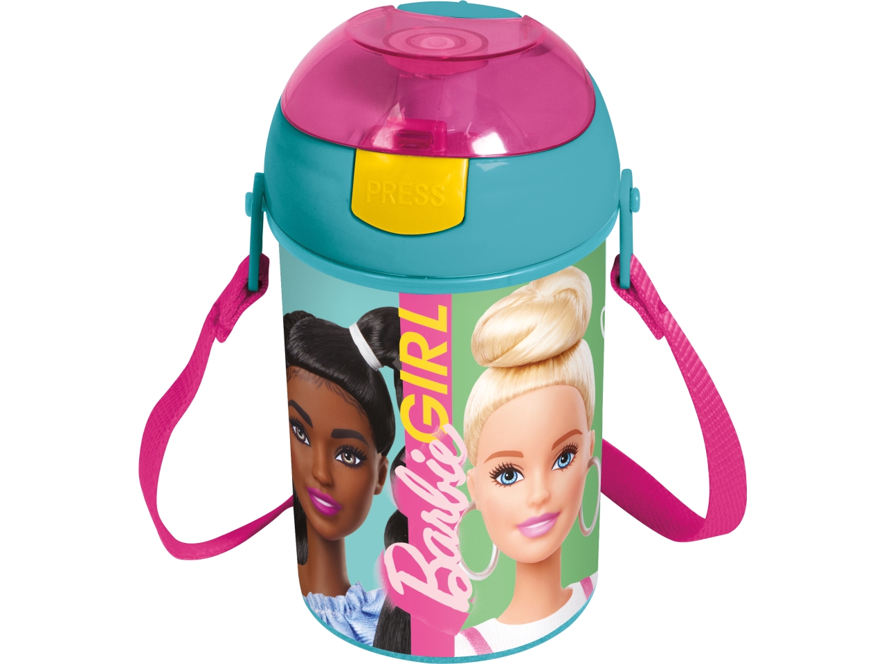 BARBIE BORRACCIA POP UP 450ML CON TRACOLLA ST15969 BARBIE BORRACCIA POP UP 450ML CON TRACOLLA ST15969