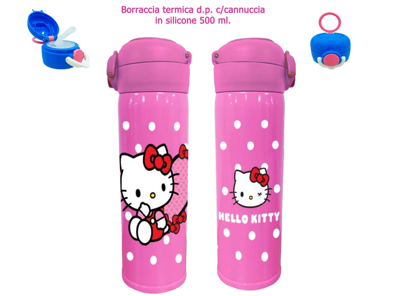 HELLO KITTY BORRACCIA TERMICA C/CANNU.500ML NV07HK HELLO KITTY BORRACCIA TERMICA C/CANNU.500ML NV07HK