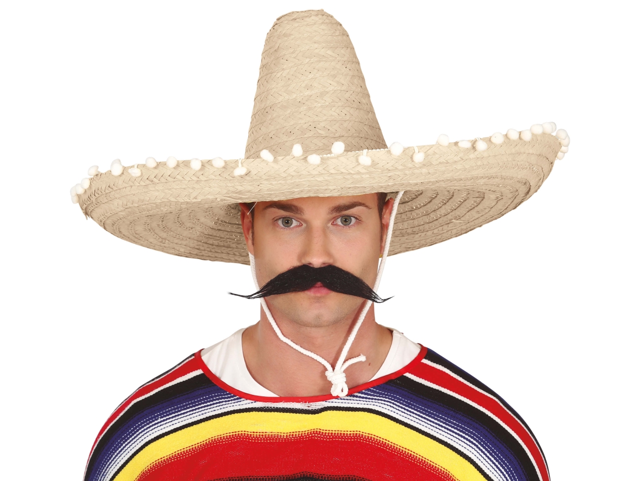 CAPPELLO SOMBRERO IN PAGLIA 60CM BEIGE 13655