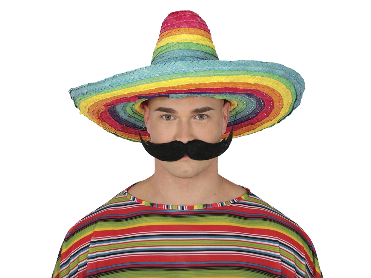 CAPPELLO SOMBRERO INPAGLIA 50CM MULTICOL 13756 CAPPELLO SOMBRERO INPAGLIA 50CM MULTICOL 13756