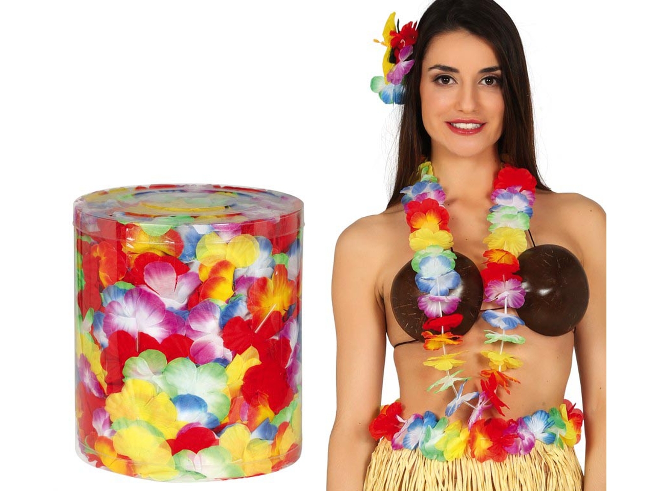 COLLANA HAWAIANA 25PZ MULTICOLORE 17261 COLLANA HAWAIANA 25PZ MULTICOLORE 17261