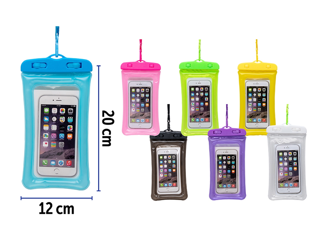 CUSTODIA IMPERMEABILE CELL. 20X10.5CM 8ASS 6497139