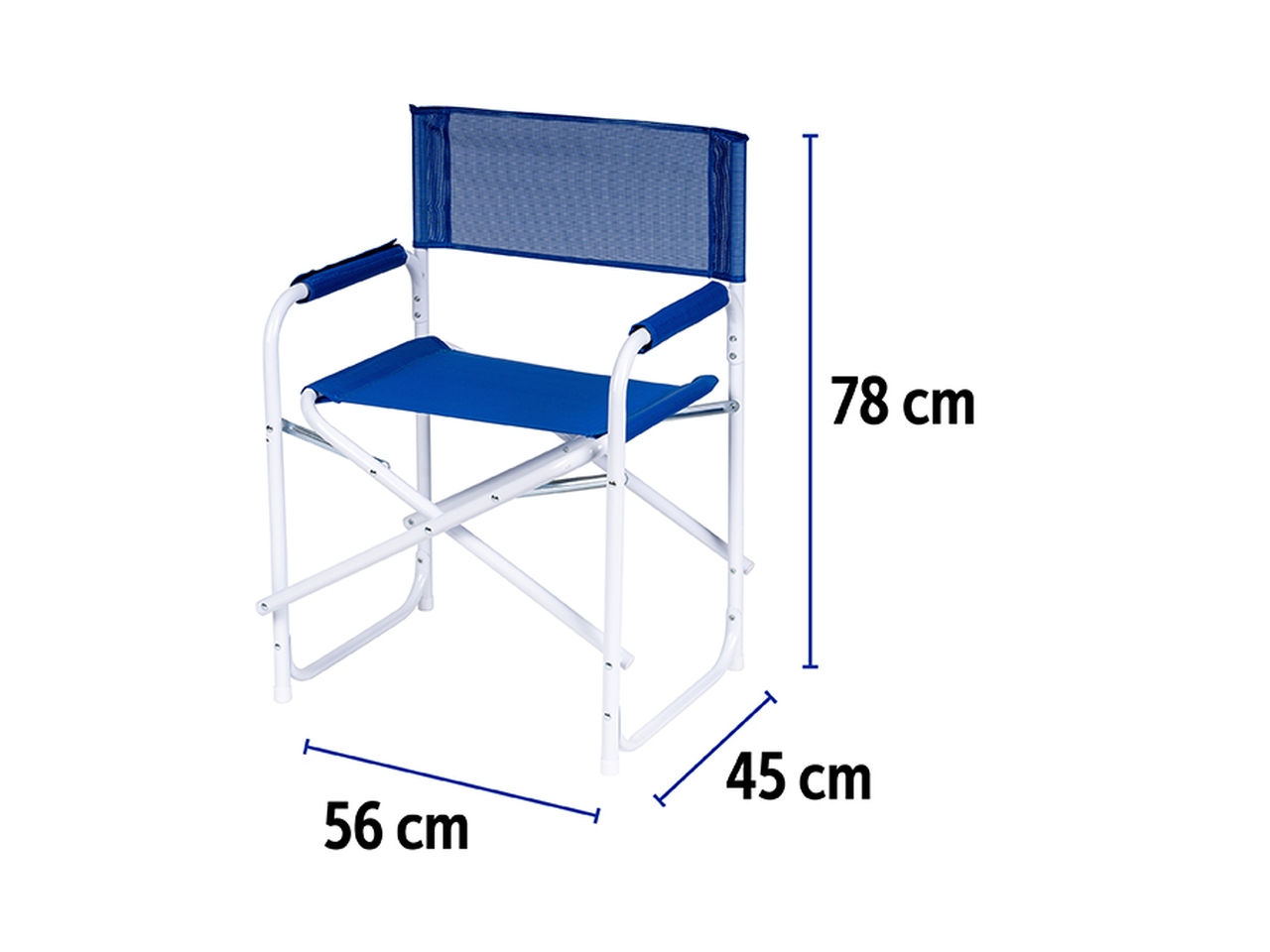 SEDIA REGISTA ACC/TEXT 56X45X78 BLU 3310599