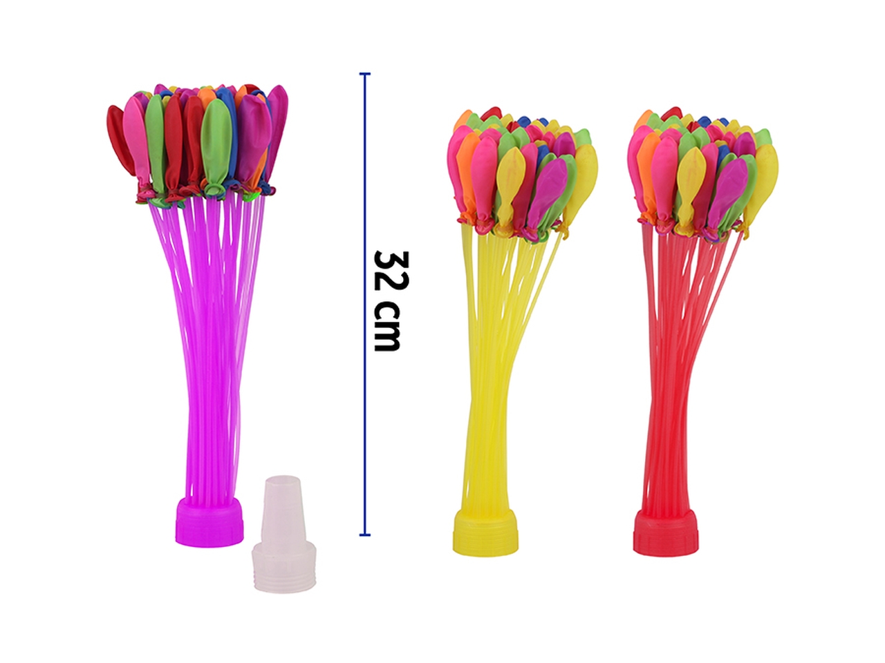111 PALLONCINI BOMBE AD ACQUA H32CM 3ASS 64971102