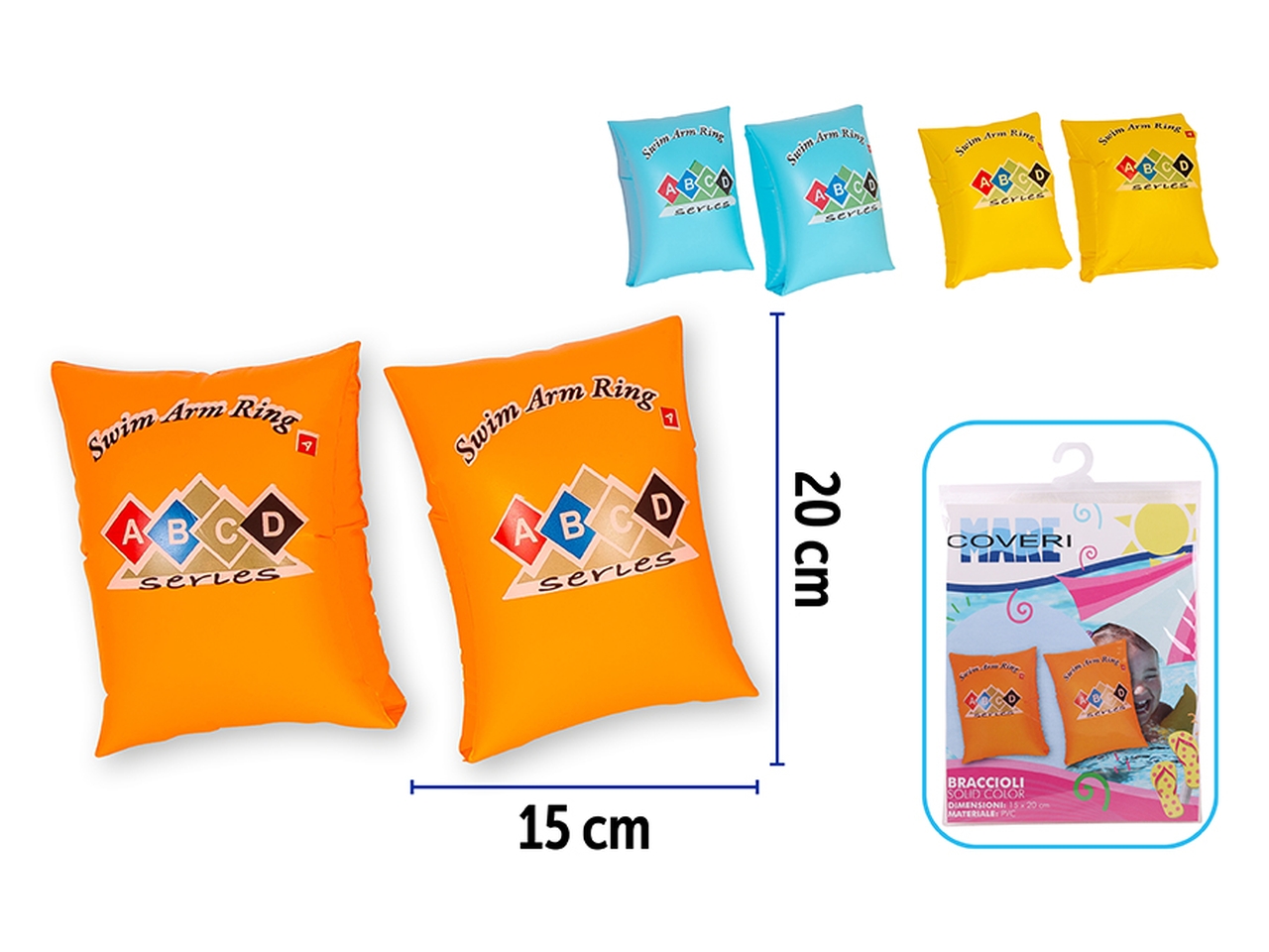 BRACCIOLI GONFIABILI 3 ASS. 7055021