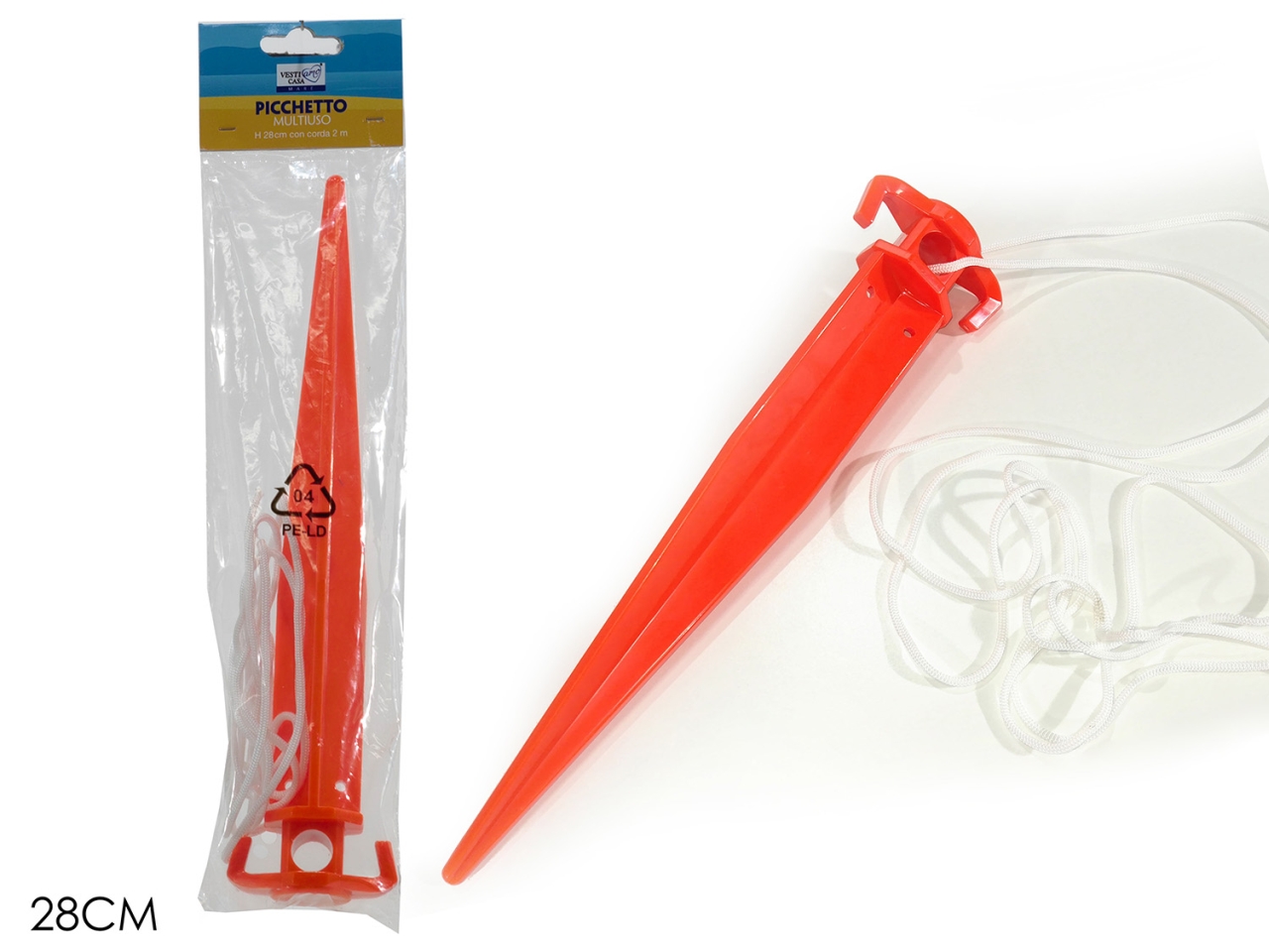 PICCHETTO MULTIUSO 28CM C/CORDA 823615