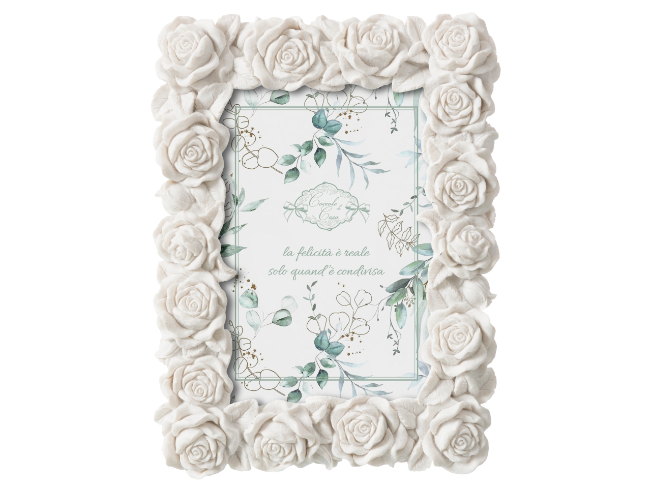 PORTAFOTO ROSE BIANCO CRACKLE’ 13X18CM LT10600 PORTAFOTO ROSE BIANCO CRACKLE’ 13X18CM LT10600