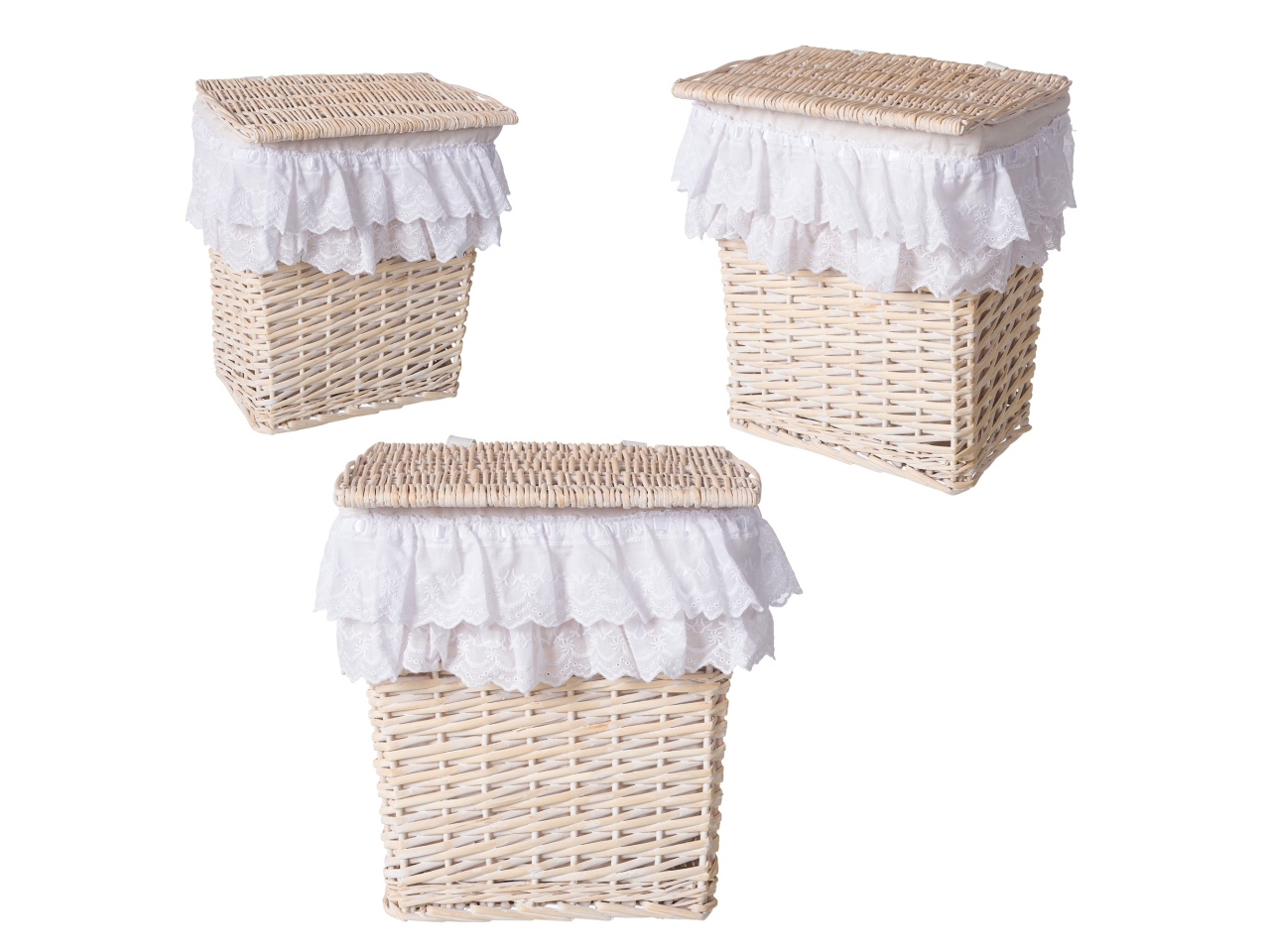 L.SANGALLO SET 3 PORTABIAN. RETT. NATUR IG10354