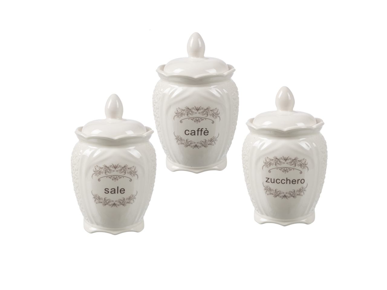 SET 3 BARATTOLI ROSE D.11XH.17,2CM IN04120