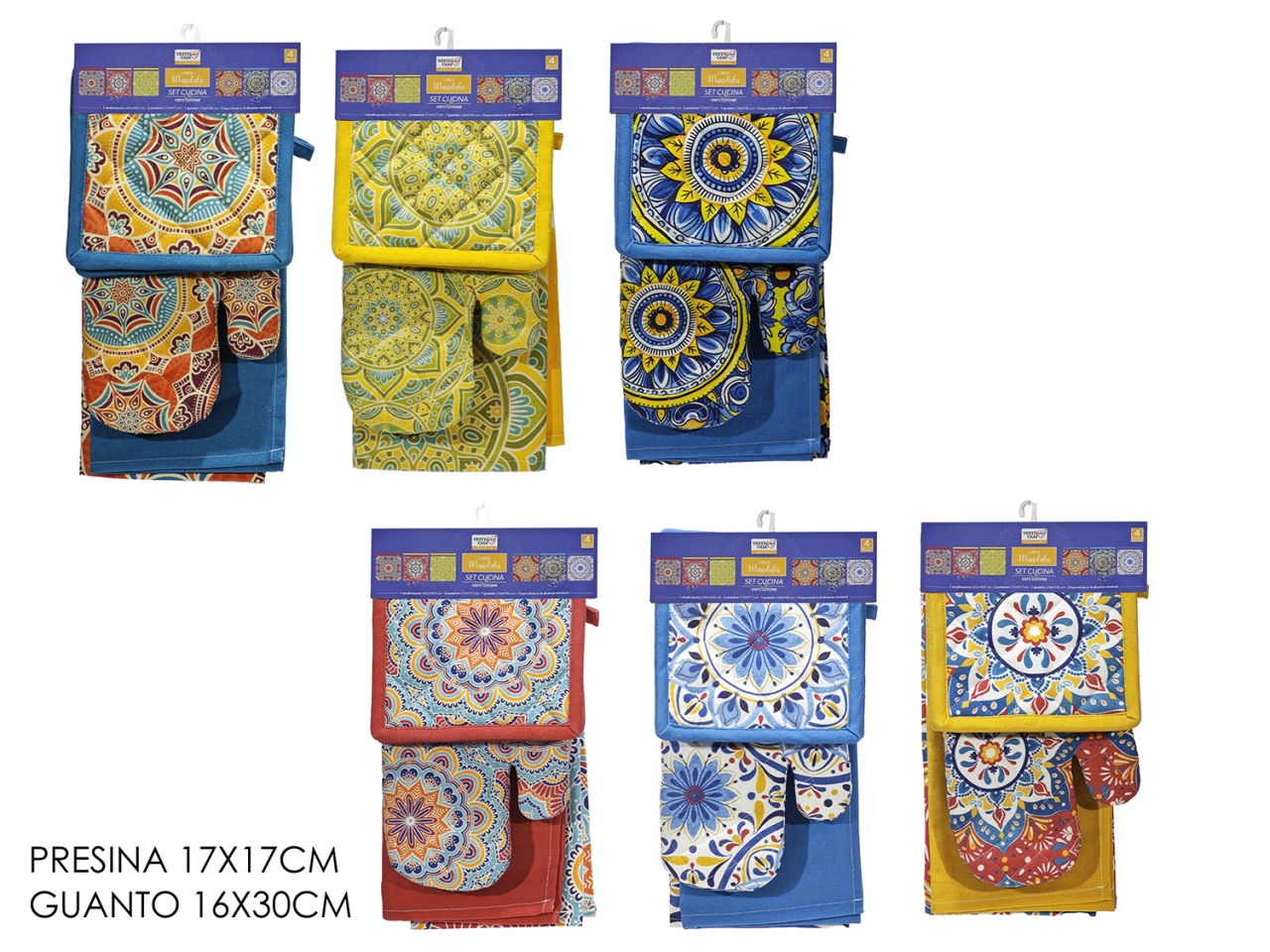 STROFINACCIO 2PRESINE E GUANTO MANDALA ASS. 595160