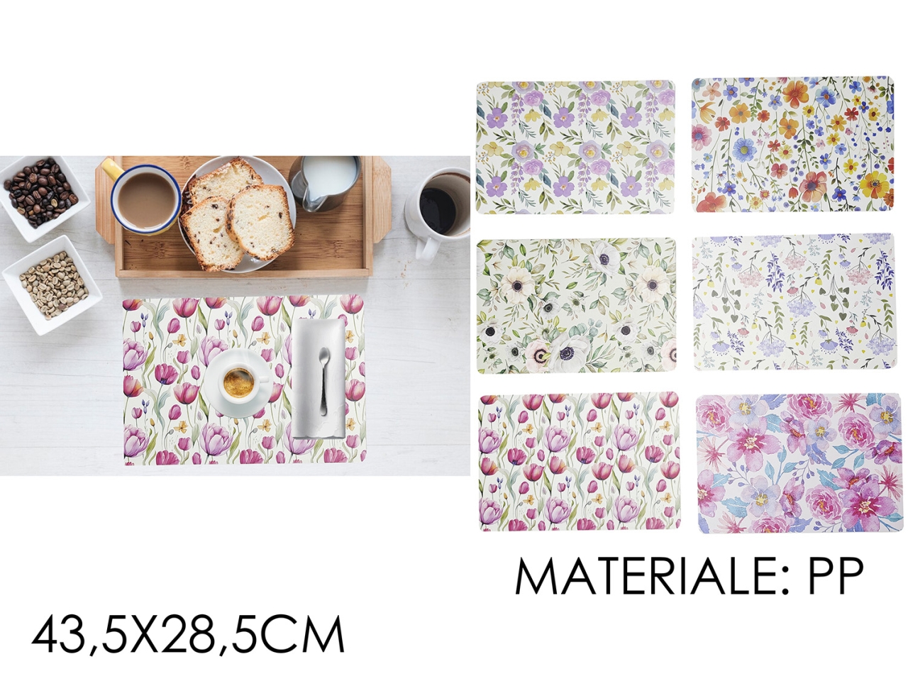 TOVAGLIETTA PPL 43,5X28,5CM 6ASS. 596206