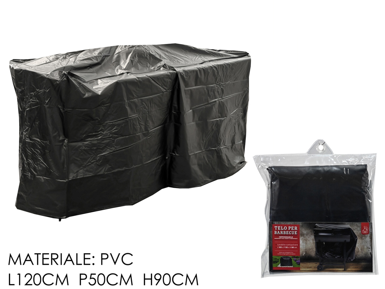 TELO COPRI BARBECUE 120X50X90CM 726802 TELO COPRI BARBECUE 120X50X90CM 726802