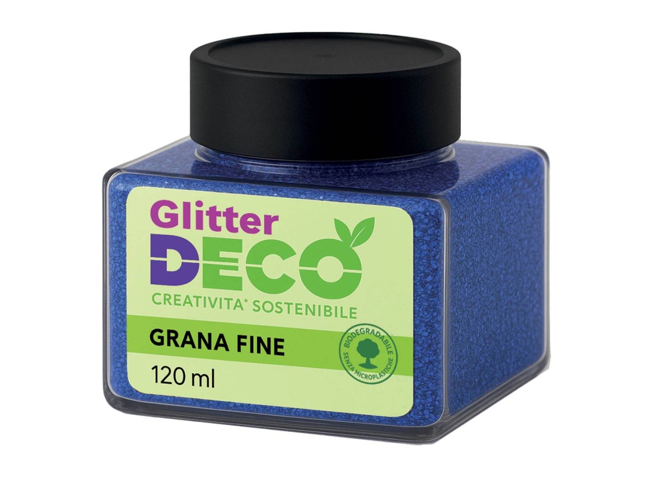 GLITTER GRANA FINE 120ML BLU 13398/04