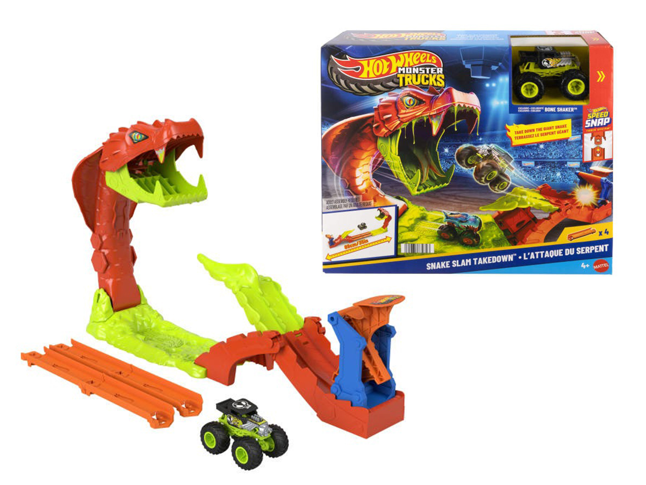 HOT WHEELS MONSTER SNAKE SLAM TKDWN PS JJN44-0