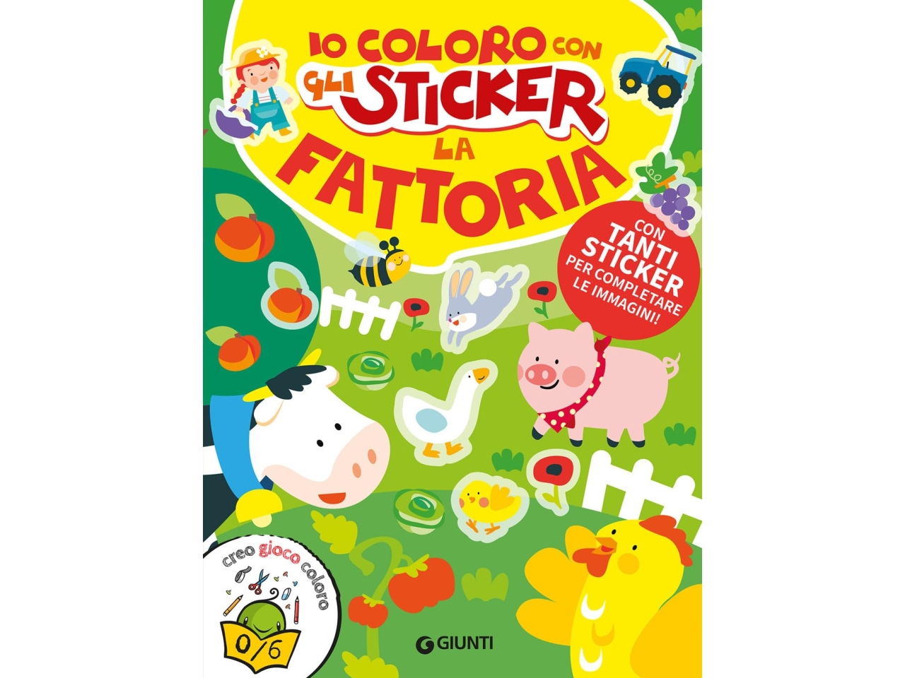 IO COLORO CON GLI STICKER FATTORIA 59777A IO COLORO CON GLI STICKER FATTORIA 59777A