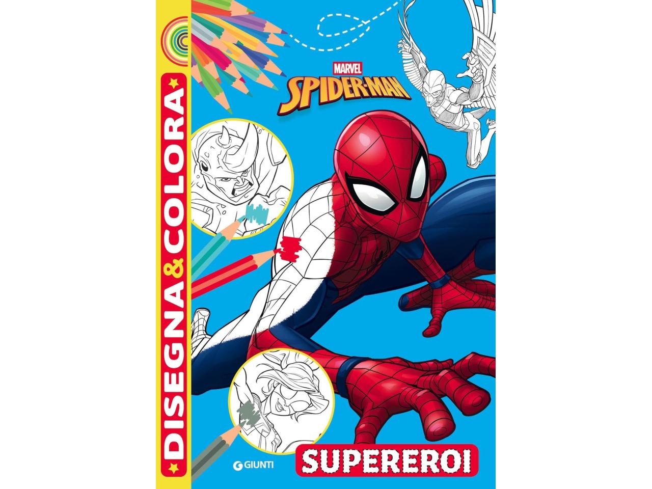 SPIDERMAN DISEGNA E COLORA W1186A