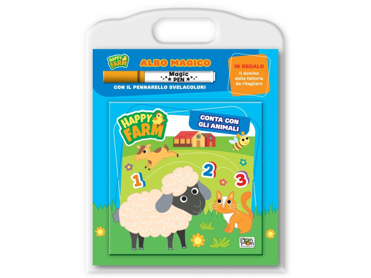 HAPPY FARM ALBO MAGICO CONTA CON GLI ANIMALI 58881 HAPPY FARM ALBO MAGICO CONTA CON GLI ANIMALI 58881