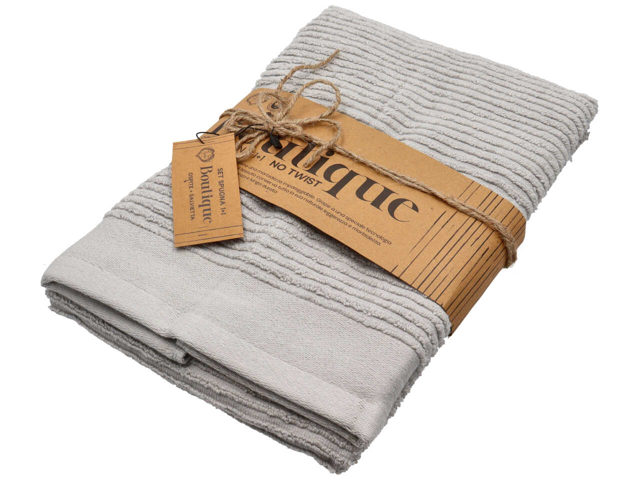 SET ASCIUGAMANO 1+1 BOUTIQUE PERLA 01391496