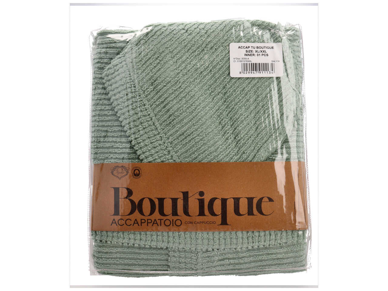 ACCAPPATOIO TU BOUTIQUE SALVIA XL/XXL 01691576XXL