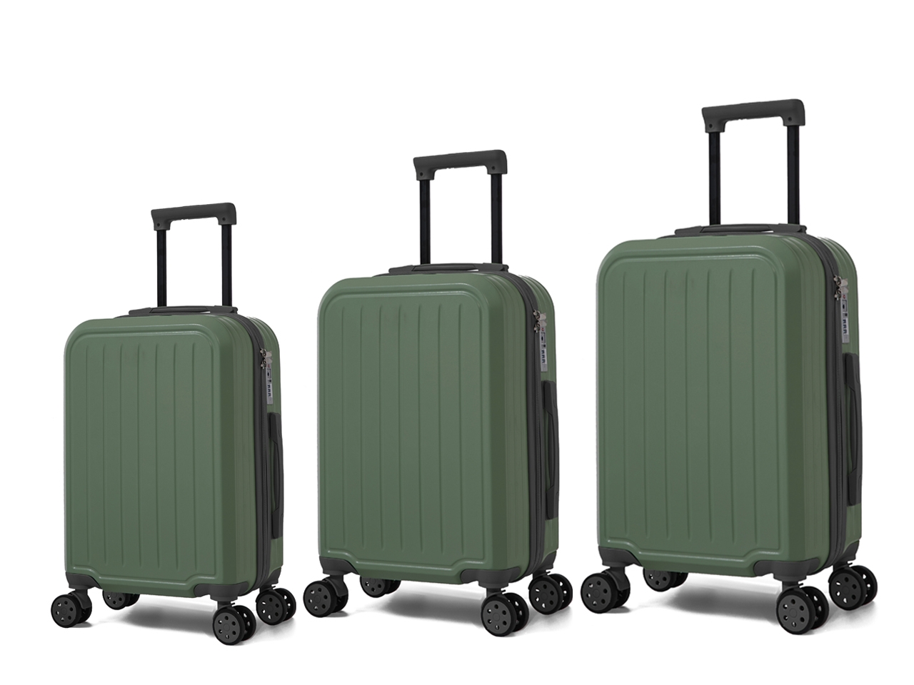 TROLLEY SET 3PZ IN ABS CON 4 RUOTE DOPPIE BZ5902V TROLLEY SET 3PZ IN ABS CON 4 RUOTE DOPPIE BZ5902V