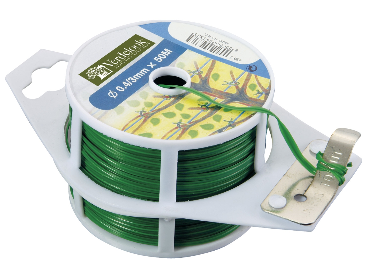 BOBINA PIATTINA PLASTICA 0,4MMX50MT 433/9 BOBINA PIATTINA PLASTICA 0,4MMX50MT 433/9