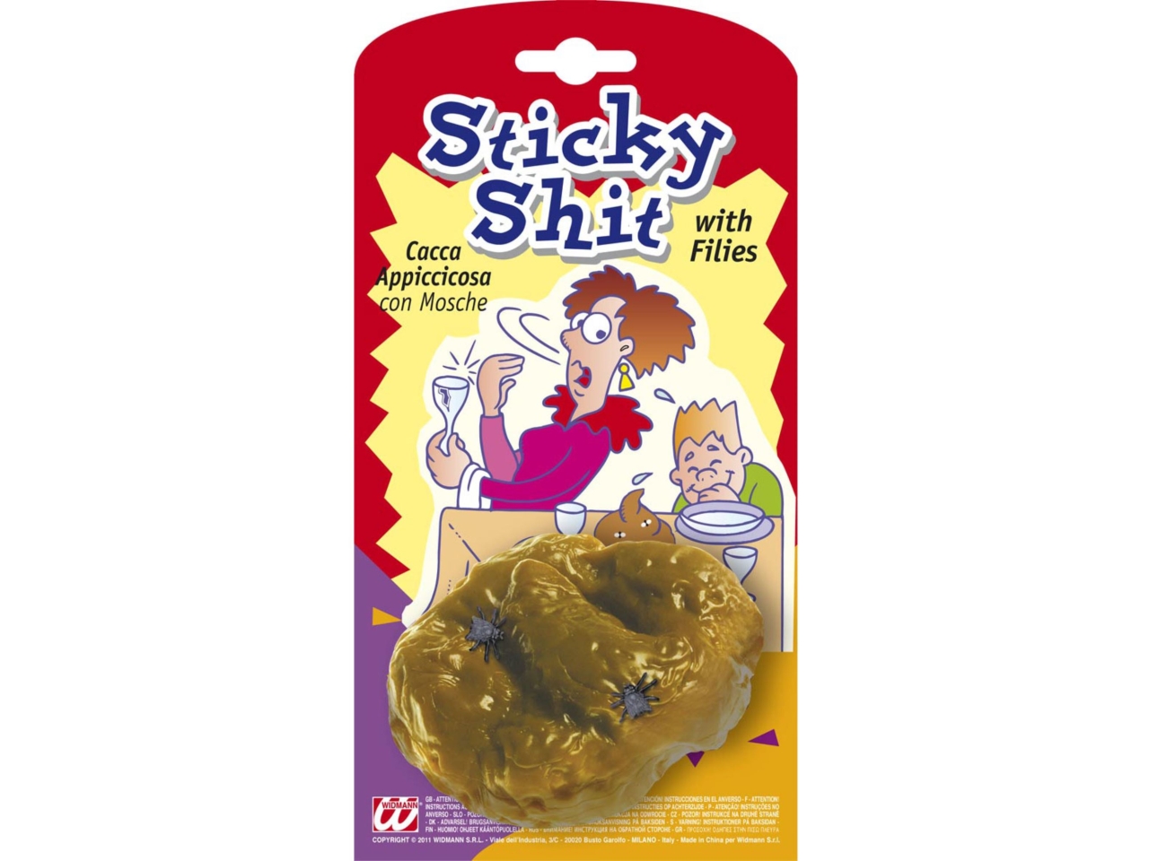 SCHERZO CACCA APPICCICOSA C/MOSCHE 4979S