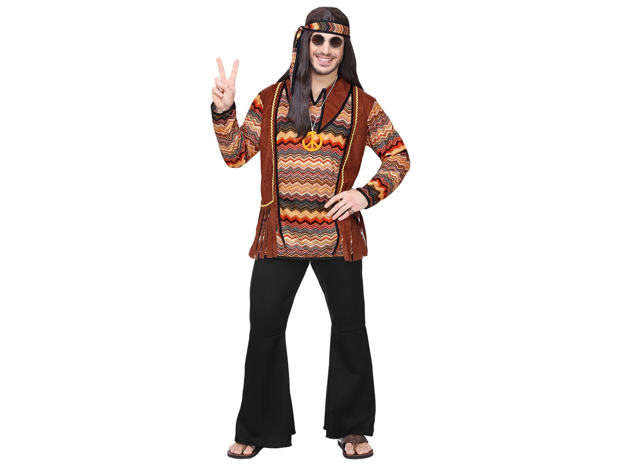 COSTUME ADULTO HIPPIE UOMO TG.L 70283